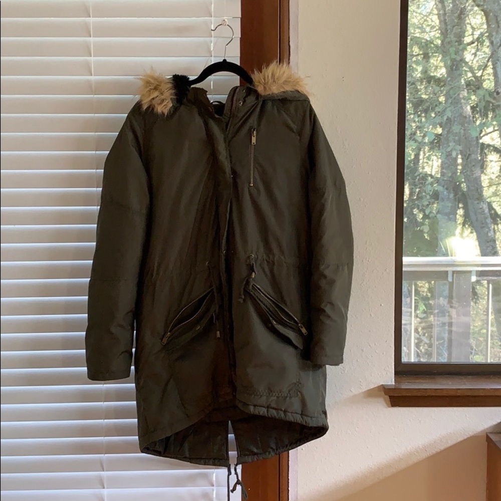 Army Green Winter Utility Coat
